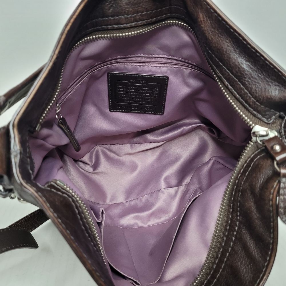 Coach Signature C's Zoe Canvas Hobo J1020-F14708 - Picture 11 of 14